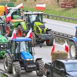 Tractor blockade on the Oder bridge