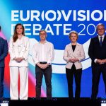TV debate on the European elections with gaps
