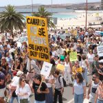 Tens of thousands are protesting against mass tourism