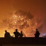 Firefighters fight fires on Adriatic coast