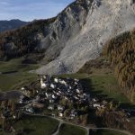 Swiss mountain village threatened by masses of rubble